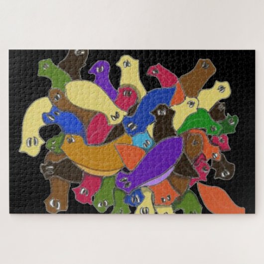 Crazy Cross eyed Planairs Legpuzzel (Horizontaal)