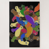 Crazy Cross eyed Planairs Legpuzzel (Verticaal)