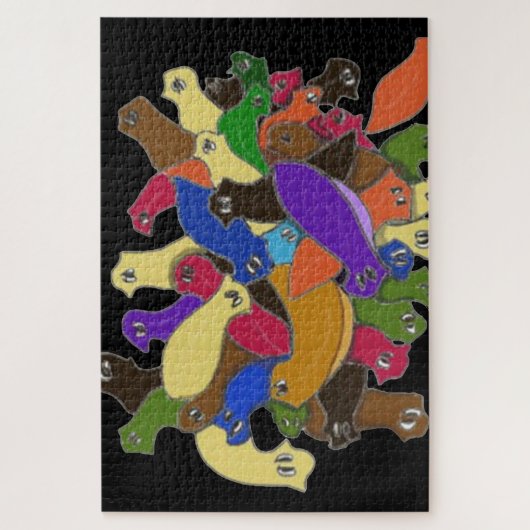 Crazy Cross eyed Planairs Legpuzzel (Verticaal)