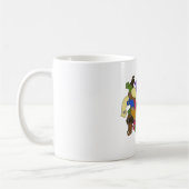 Crazy Cross Eyed Planarian Worms Design 2 Koffiemok (Links)