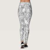 Crazy Cross Stitch Critters Leggings (Achterkant)