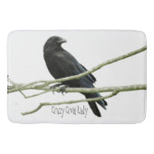 Crazy Crow Lady Bath Mat (Voorkant)