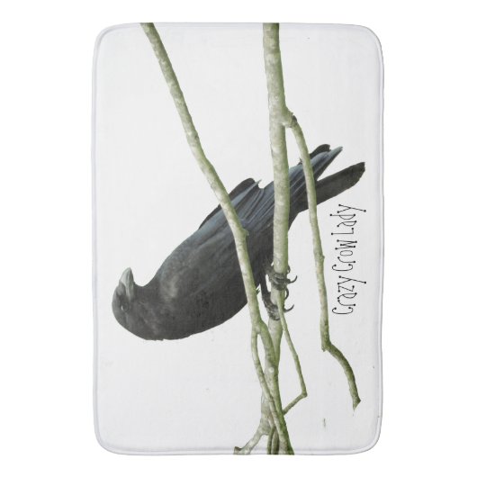 Crazy Crow Lady Bath Mat (Voorkant Verticaal)