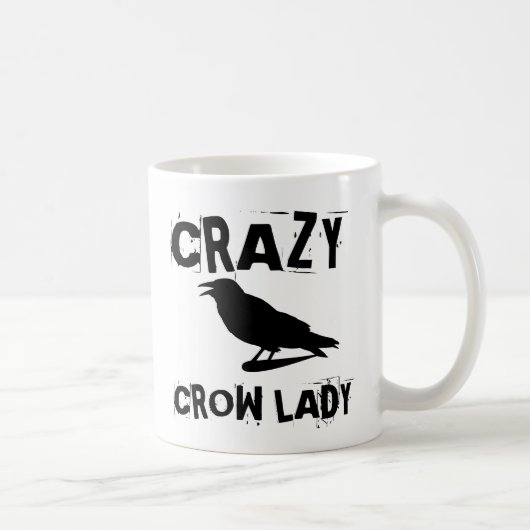 CRAZY CROW LADY COFFEE MUGS KOFFIEMOK (Rechts)