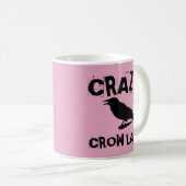 CRAZY CROW LADY COFFEE MUGS KOFFIEMOK (Voorkant rechts)