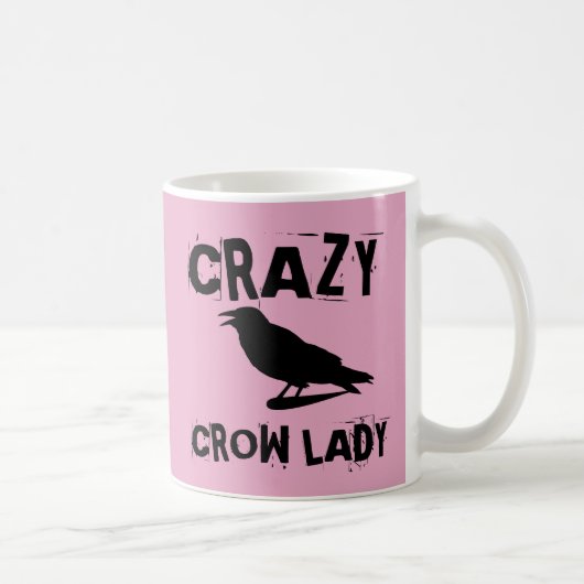 CRAZY CROW LADY COFFEE MUGS KOFFIEMOK (Rechts)