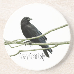 Crazy Crow Lady Onderzetter