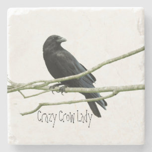 Crazy Crow Lady Onderzetter