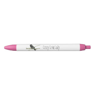 Crazy Crow Lady Pens Zwarte Inkt Pen