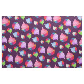 Crazy Cute Colorful Cupcakes Custom Color Fabric Stof (Fat Quarter)