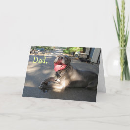 Crazy Dad Pitbull Vaderdag Kaart