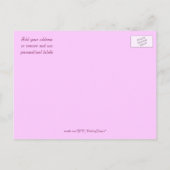 "Crazy Daisies" (1) - Uitnodiging voor bruidsdouch Briefkaart (Achterkant)