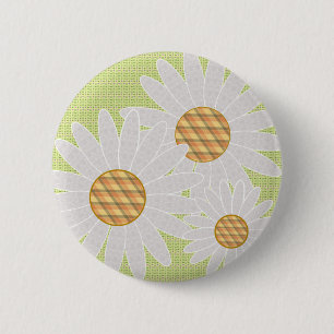 Crazy Daisies Button