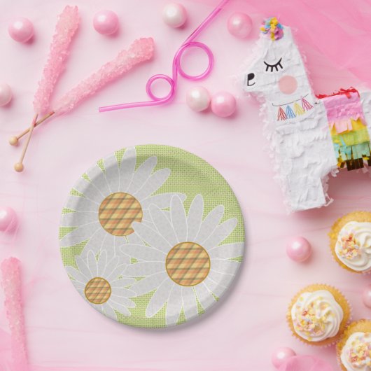 Crazy Daisies Paper Borden Papieren Bordje (Feest)