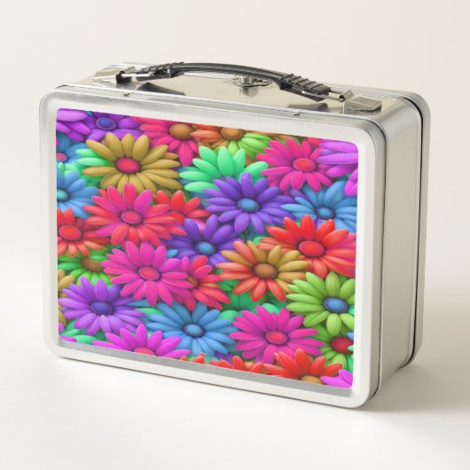 Crazy Daisy #10 - Metalen lunchbox (Achterkant)