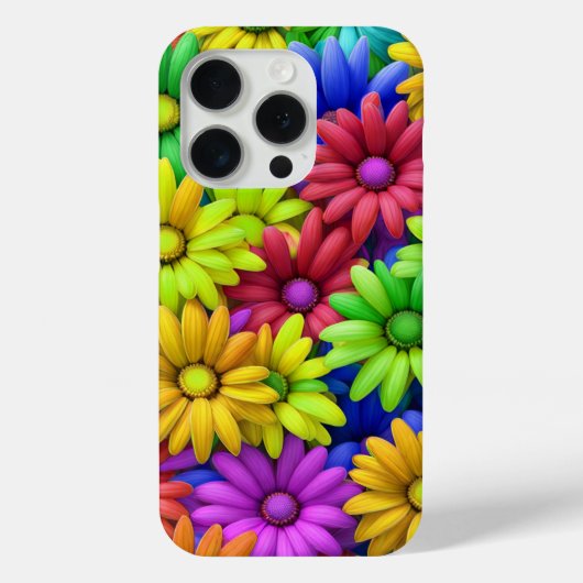 Crazy Daisy #11 - iPhone 15 Pro Hoesjes (Achterkant)