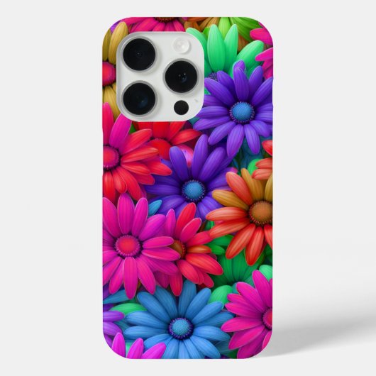 Crazy Daisy #13 - iPhone 15 Pro Hoesjes (Achterkant)
