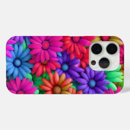 Crazy Daisy #13 - iPhone 15 Pro Hoesjes (Achterkant (horizontaal))