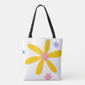 Crazy Daisy 2 Tote Bag (Achterkant)
