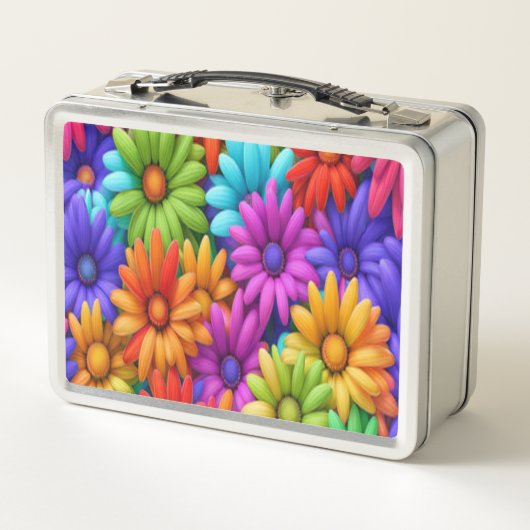 Crazy Daisy #5 - Metalen lunchbox (Achterkant)