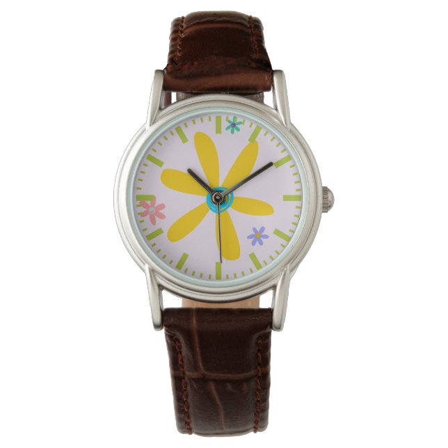 Crazy Daisy Horloge (Voorkant)