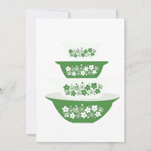 Crazy Daisy Pyrex Bedankkaart (Voorkant)