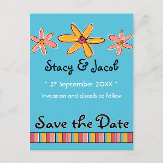 Crazy Daisy "Save the Date" Briefkaart