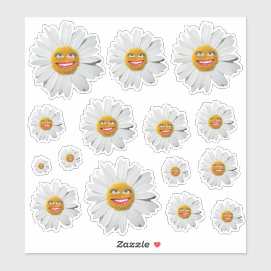 Crazy Daisy Stickers (Vel)