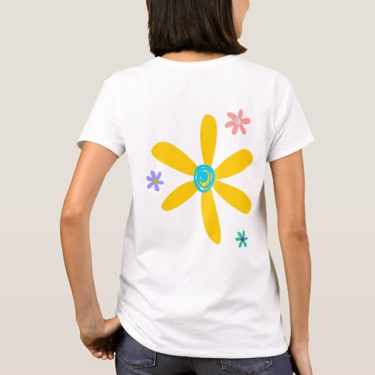 Crazy Daisy T-shirt (Achterkant)