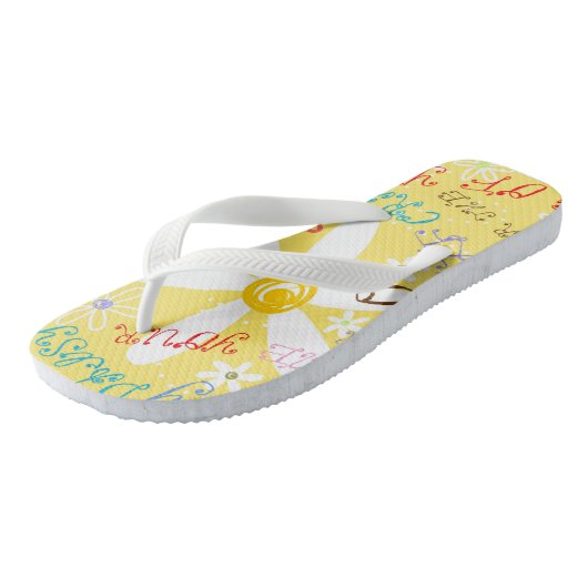 Crazy Daisy Teenslippers (Schuin)