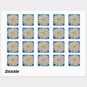 Crazy Daisy Vierkante Sticker (Vel)
