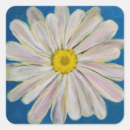 Crazy Daisy Vierkante Sticker