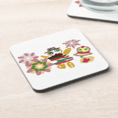 Crazy dance gingerbread   bier onderzetter (Linkerzijde)