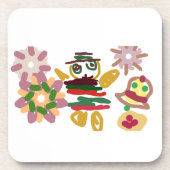 Crazy dance gingerbread bier onderzetter (Voorkant)