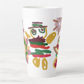 Crazy dance gingerbread   latte mok (Voorkant)