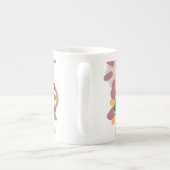 Crazy dance gingerbread   porselein kop (Achterkant)