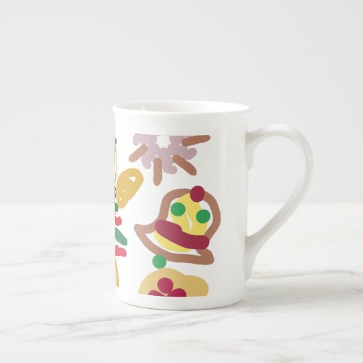 Crazy dance gingerbread   porselein kop (Rechts)