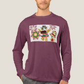 Crazy dance gingerbread   Tri-Blend shirt (Voorkant volledig)