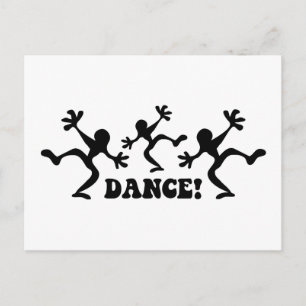 Crazy Dancers Briefkaart