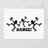 Crazy Dancers Briefkaart (Voorkant)