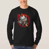 Crazy Dancing Horror Clown T-shirt (Voorkant)
