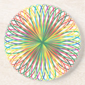 Crazy Dandelion Zandsteen Onderzetter (Voorkant)