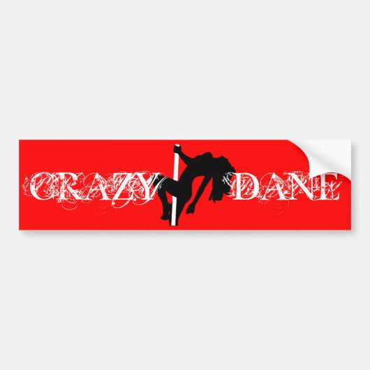 CRAZY DANE Bumpersticker (Voorkant)