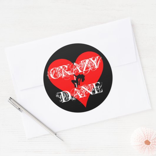 Crazy Dane Sticker (Envelop)