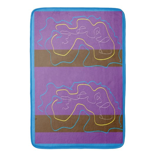 Crazy Design Badmat (Voorkant Verticaal)