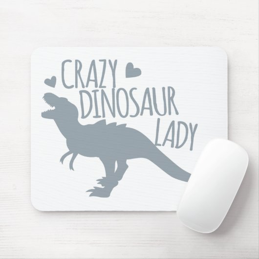 Crazy Dinosaur Lady Muismat (Met muis)