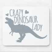 Crazy Dinosaur Lady Muismat (Voorkant)