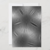 Crazy disco psychedelic jarig kaart (Achterkant)