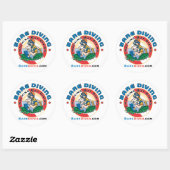 Crazy Diver Bare Diver Sticker (Vel)