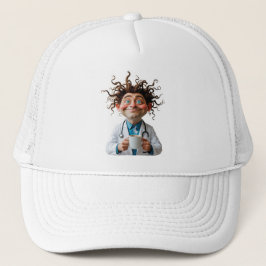 Crazy Doctor Coffee Cap Trucker Pet